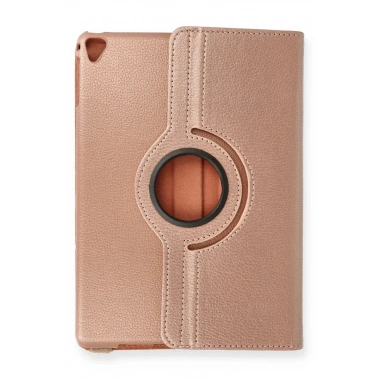 Mey İthalat® iPad 9.7 (2018) Kılıf 360 Tablet Deri Kılıf - Rose Gold
