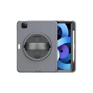 Mey İthalat®  iPad Pro 11 (2018) Kılıf Hand Strap Tablet Kılıfı - Gri