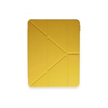 Mey İthalat®  iPad Pro 11 (2018) Kılıf Kalemlikli Mars Tablet Kılıfı - Açık Sarı
