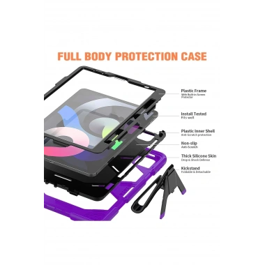 Mey İthalat®  iPad Pro 11 (2020) Kılıf Griffin Tablet Kapak - Mor