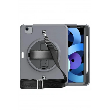 Mey İthalat® iPad Pro 11 (2020) Kılıf Strap-C Otterbox Tablet Kapak - Gri