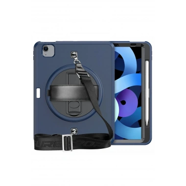 Mey İthalat® iPad Pro 11 (2020) Kılıf Strap-C Otterbox Tablet Kapak - Lacivert