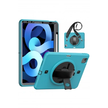 Mey İthalat® iPad Pro 11 (2020) Kılıf Strap-C Otterbox Tablet Kapak - Mavi
