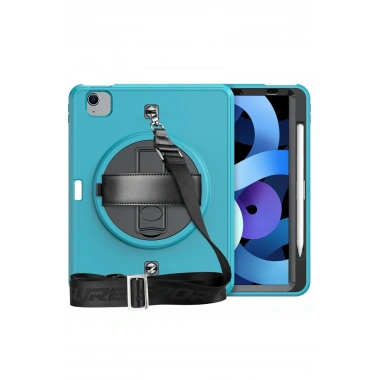 Mey İthalat® iPad Pro 11 (2020) Kılıf Strap-C Otterbox Tablet Kapak - Mavi