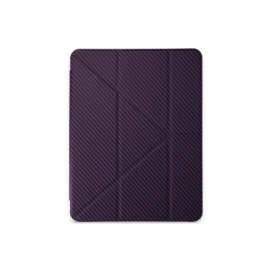 Mey İthalat®  iPad Pro 11 (2024) Kılıf Color Karbon Tablet Kılıfı - Derin Mor