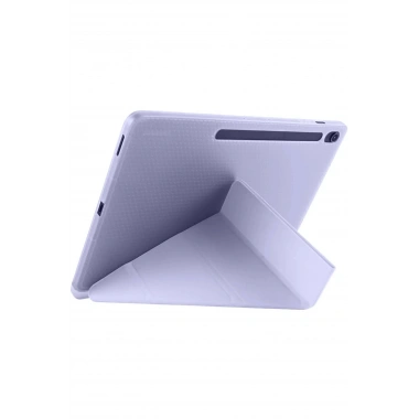 Mey İthalat® iPad Pro 11 (2024) Kılıf Kalemlikli Hugo Tablet Kılıfı - Lila