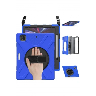 Mey İthalat®  iPad Pro 12.9 (2020) Kılıf Amazing Tablet Kapak - Mavi