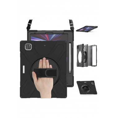 Mey İthalat®  iPad Pro 12.9 (2020) Kılıf Amazing Tablet Kapak - Siyah