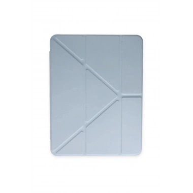 Mey İthalat®  iPad Pro 12.9 (2021) Kılıf Kalemlikli Mars Tablet Kılıfı - Mavi