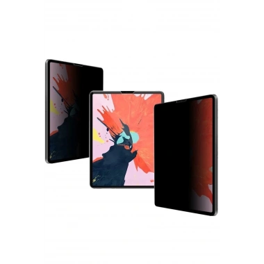 Mey İthalat®  iPad Pro 12.9 (2021) Tablet Hayalet Full Glue Ekran Koruyucu