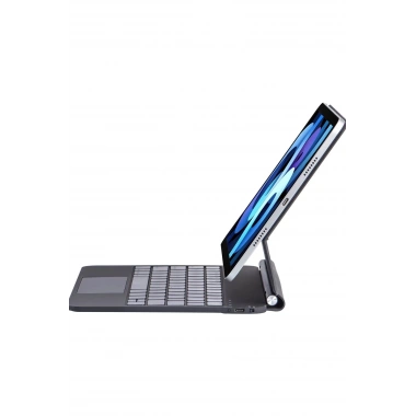 Mey İthalat® iPad Pro 13 (2024) Kılıf X9P Magic Manyetik Klavyeli Tablet Kılıfı - Siyah