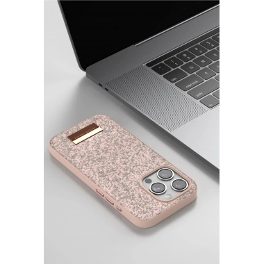 Mey İthalat®   iPhone 11 Bright Simli Kapak - Gold