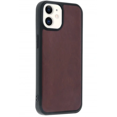 Mey İthalat®  iPhone 11 Kılıf Aras Deri Kapak - Bordo