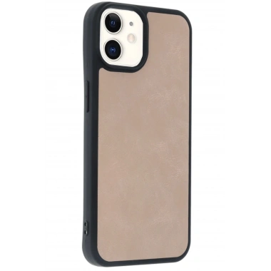 Mey İthalat®  iPhone 11 Kılıf Aras Deri Kapak - Pudra