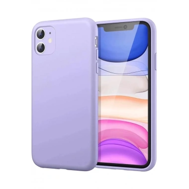 Mey İthalat®   iPhone 11 Kılıf First Silikon - Lila