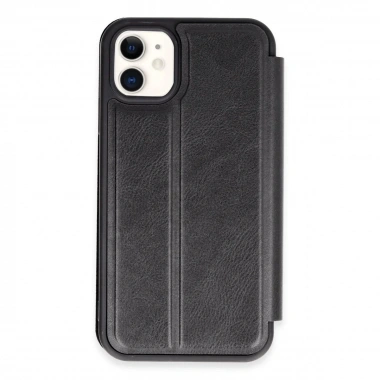 Mey İthalat® iPhone 11 Kılıf Flip Cover - Siyah