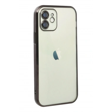 Mey İthalat®  iPhone 11 Kılıf  Lensli Silikon - Siyah
