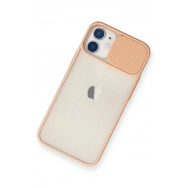 Mey İthalat® iPhone 11 Kılıf Palm Buzlu Kamera Sürgülü Silikon - Pembe