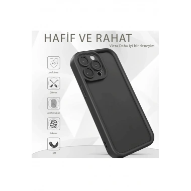 Mey İthalat®  iPhone 11 Kılıf Viera Silikon - Gri