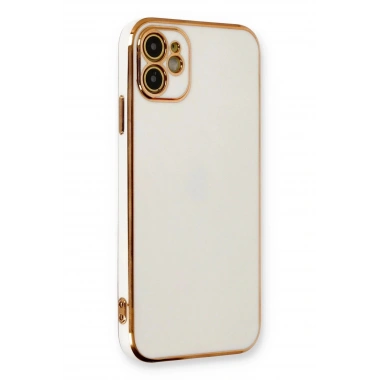 Mey İthalat®  iPhone 11 Kılıf Volet Silikon - Beyaz