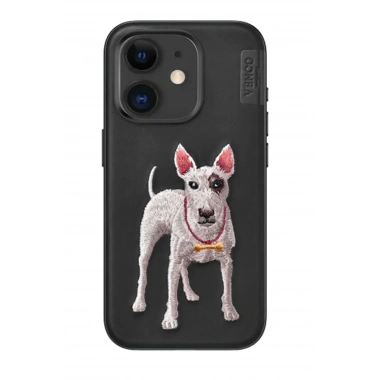 Mey İthalat®  iPhone 11 Perma Desenli Kapak - Siyah