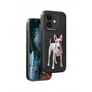 Mey İthalat®  iPhone 11 Perma Desenli Kapak - Siyah
