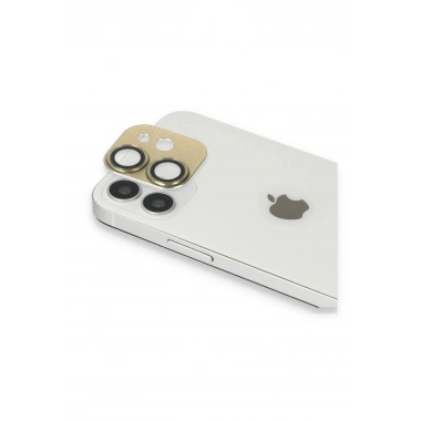 Mey İthalat® iPhone 11 Pers Alüminyum Kamera Lens - Gold