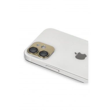 Mey İthalat® iPhone 11 Pers Alüminyum Kamera Lens - Gold