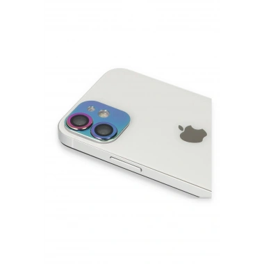 Mey İthalat® iPhone 11 Pers Alüminyum Kamera Lens - Rainbow