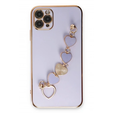 Mey İthalat® iPhone 11 Pro Kılıf Esila Silikon - Lila