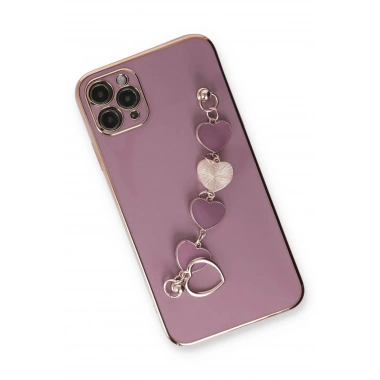Mey İthalat® iPhone 11 Pro Kılıf Esila Silikon - Mor