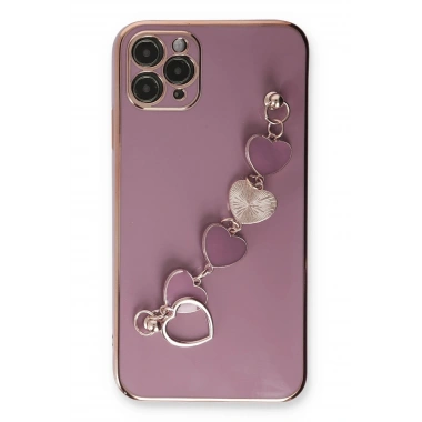 Mey İthalat® iPhone 11 Pro Kılıf Esila Silikon - Mor