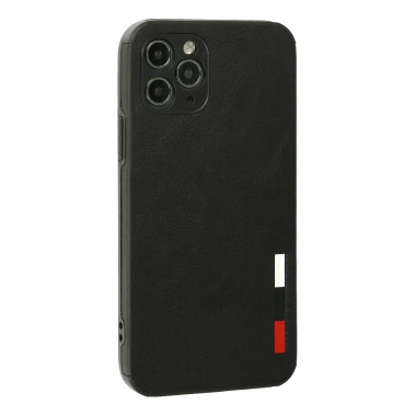 Mey İthalat® iPhone 11 Pro Kılıf Loop Deri Silikon - Siyah