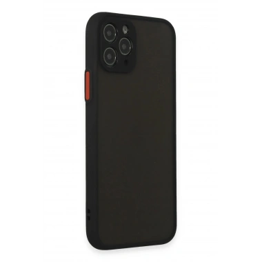 Mey İthalat®  iPhone 11 Pro Kılıf Montreal Silikon Kapak - Siyah