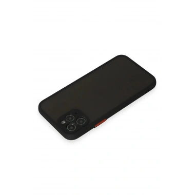 Mey İthalat®  iPhone 11 Pro Kılıf Montreal Silikon Kapak - Siyah