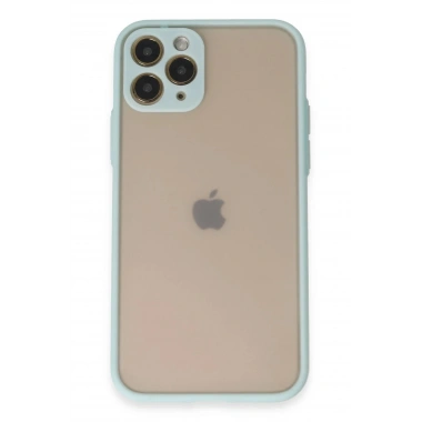 Mey İthalat®  iPhone 11 Pro Kılıf Montreal Silikon Kapak - Turkuaz