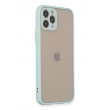 Mey İthalat®  iPhone 11 Pro Kılıf Montreal Silikon Kapak - Turkuaz