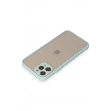 Mey İthalat®  iPhone 11 Pro Kılıf Montreal Silikon Kapak - Turkuaz