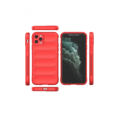 Mey İthalat®  iPhone 11 Pro Kılıf Optimum Silikon - Kırmızı