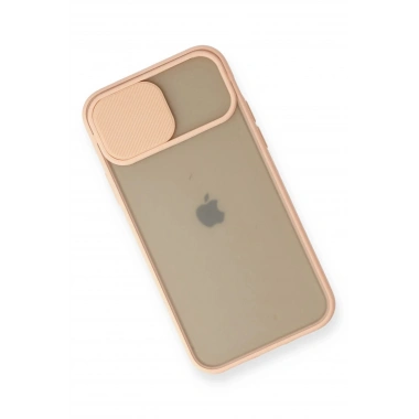 Mey İthalat® iPhone 11 Pro Kılıf Palm Buzlu Kamera Sürgülü Silikon - Pembe