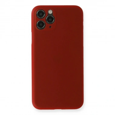 Mey İthalat® iPhone 11 Pro Kılıf PP Ultra İnce Kapak - Kırmızı