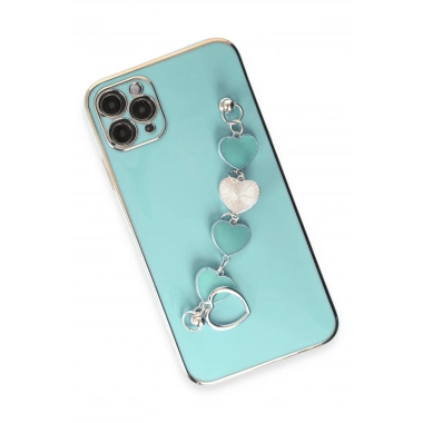 Mey İthalat® iPhone 11 Pro Max Kılıf Esila Silikon - Su Yeşili