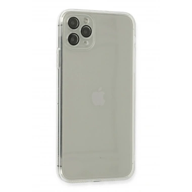 Mey İthalat® iPhone 11 Pro Max Kılıf Fly Lens Silikon - Şeffaf