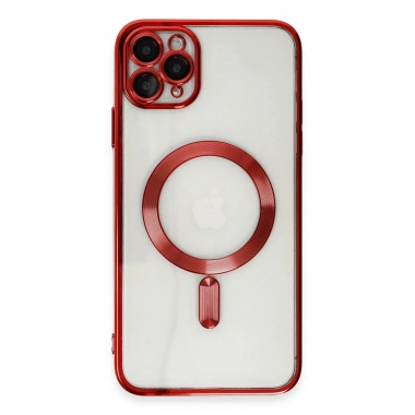 Mey İthalat®  iPhone 11 Pro Max Kılıf Kross Magneticsafe Kapak - Kırmızı
