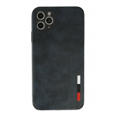 Mey İthalat® iPhone 11 Pro Max Kılıf Loop Deri Silikon - Lacivert
