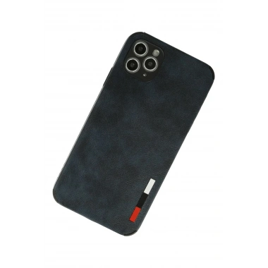 Mey İthalat® iPhone 11 Pro Max Kılıf Loop Deri Silikon - Lacivert