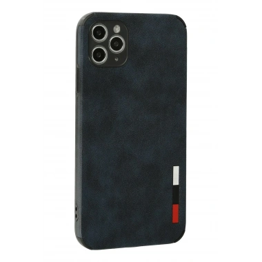 Mey İthalat® iPhone 11 Pro Max Kılıf Loop Deri Silikon - Lacivert