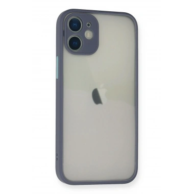 Mey İthalat®  iPhone 11 Pro Max Kılıf Montreal Silikon Kapak - Gri