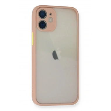 Mey İthalat®  iPhone 11 Pro Max Kılıf Montreal Silikon Kapak - Pembe