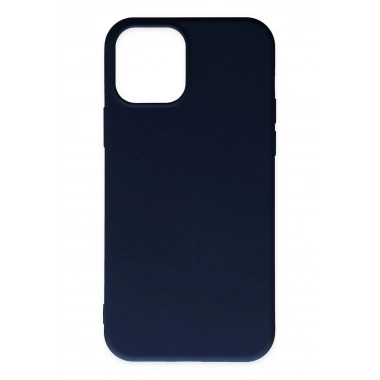 Mey İthalat®  iPhone 11 Pro Max Kılıf Nano içi Kadife Silikon - Lacivert